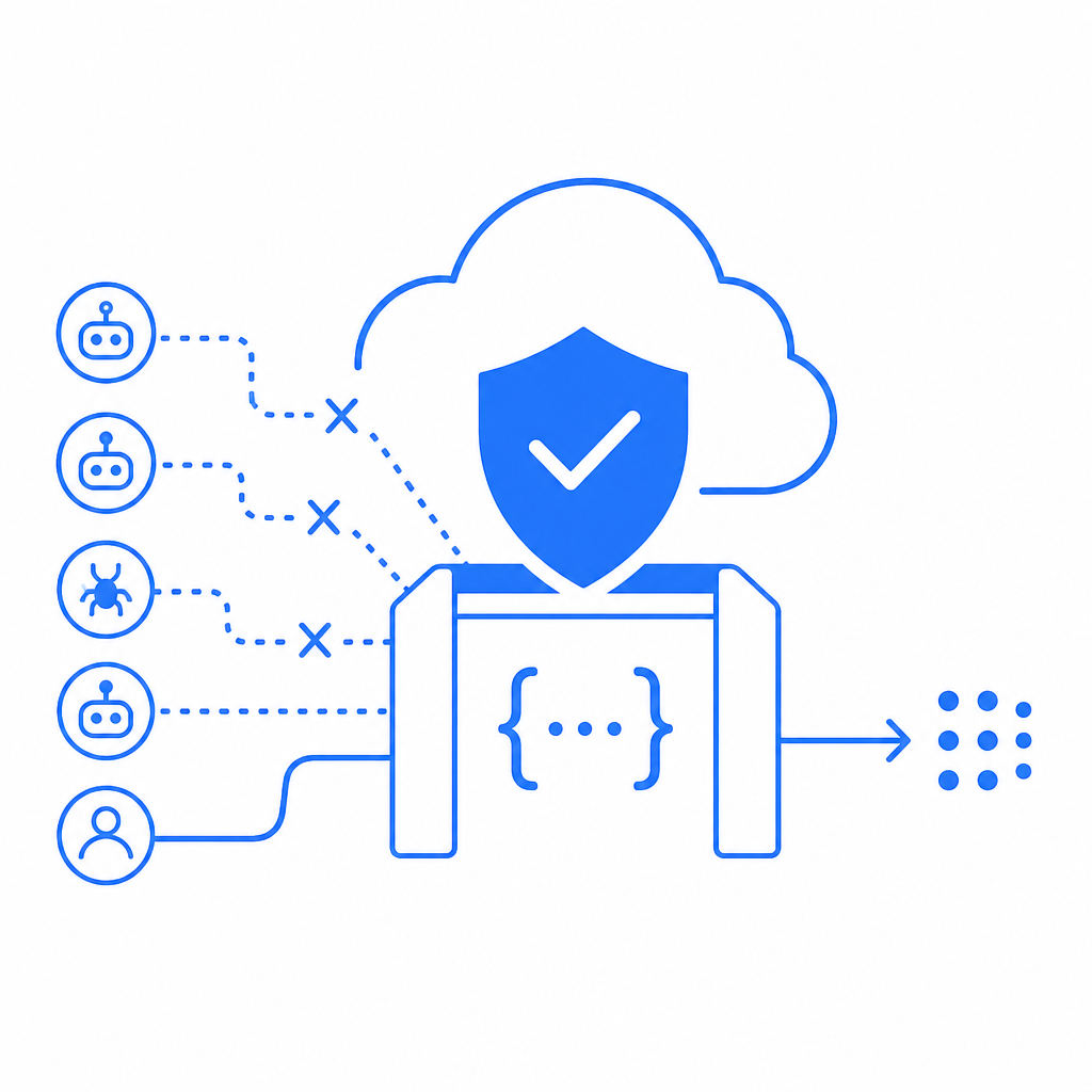 API CAPTCHA on Cloudflare — how to wire it in cleanly