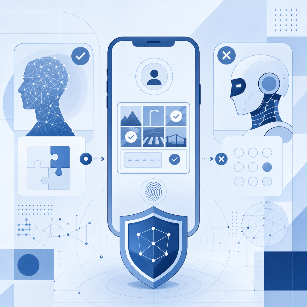 Designing a better captcha mobile ui without friction