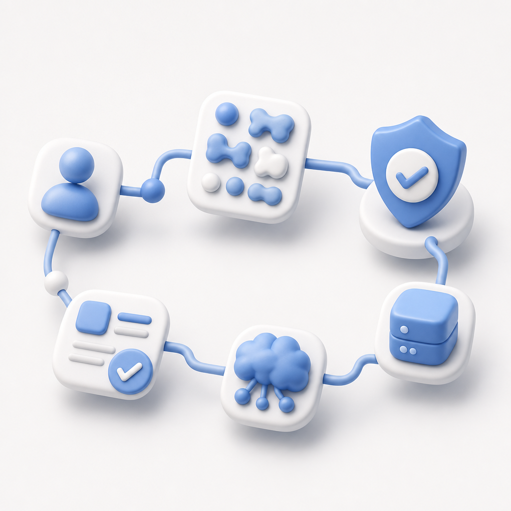 abstract CAPTCHA integration workflow diagram