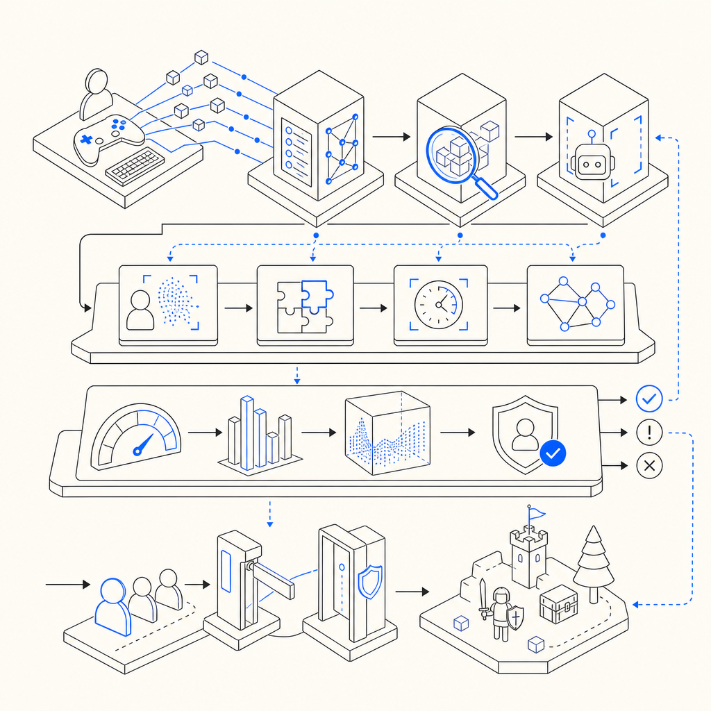 layered bot detection and verification process for online gaming