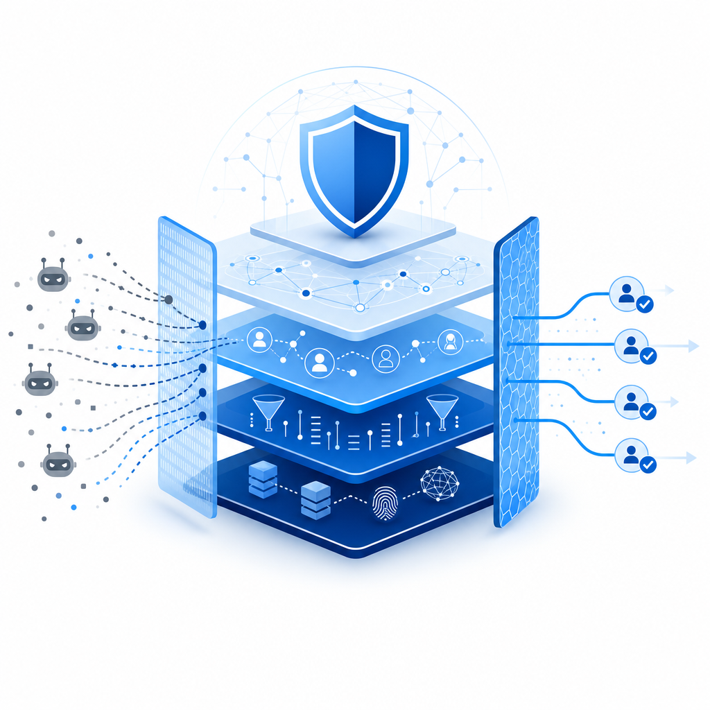 layered architecture of anti bot detection improving security posture