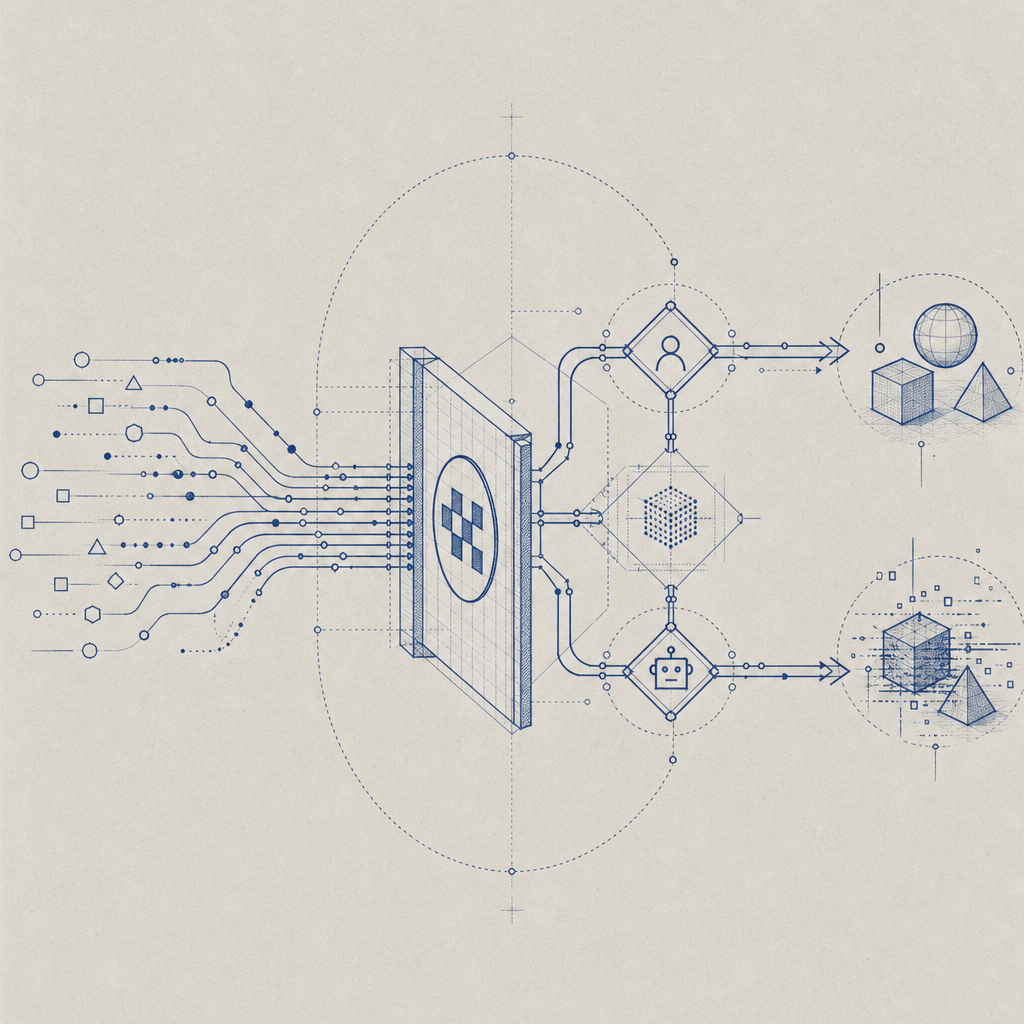 abstract representation of traffic flow through a captcha verification system