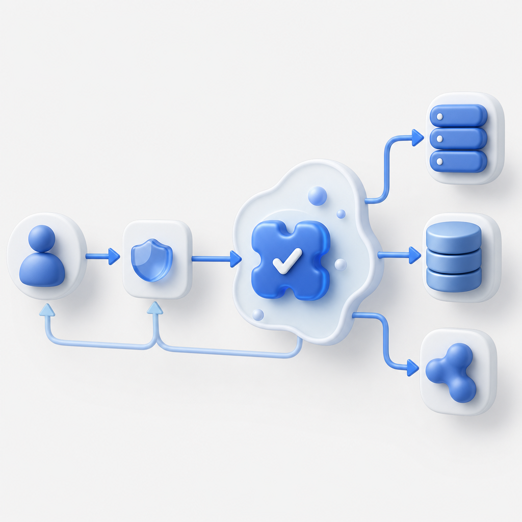 diagram showing API key request and validation flow through captcha provider bac