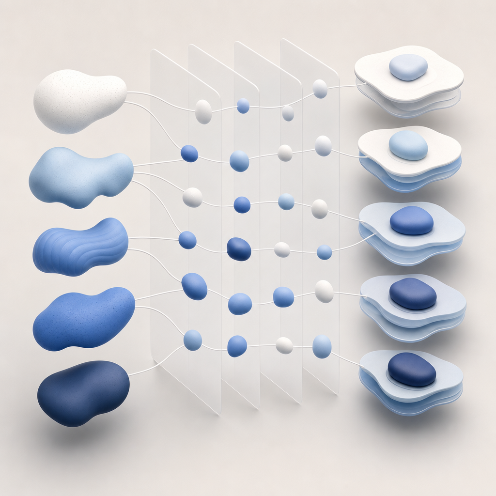 abstract comparison matrix of challenge methods and validation layers