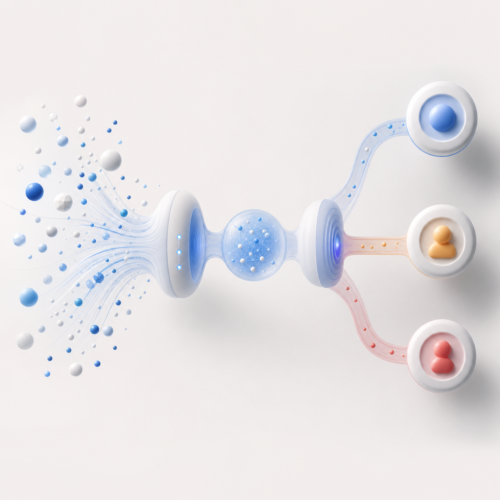 abstract flow of browser signals into validation, risk scoring, and allow/challe