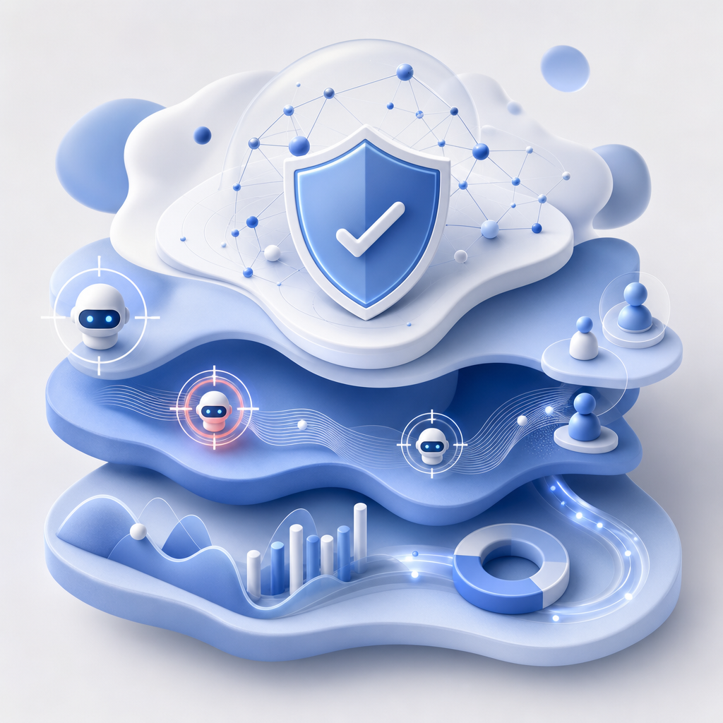 layered security approach with bot detection and transaction monitoring