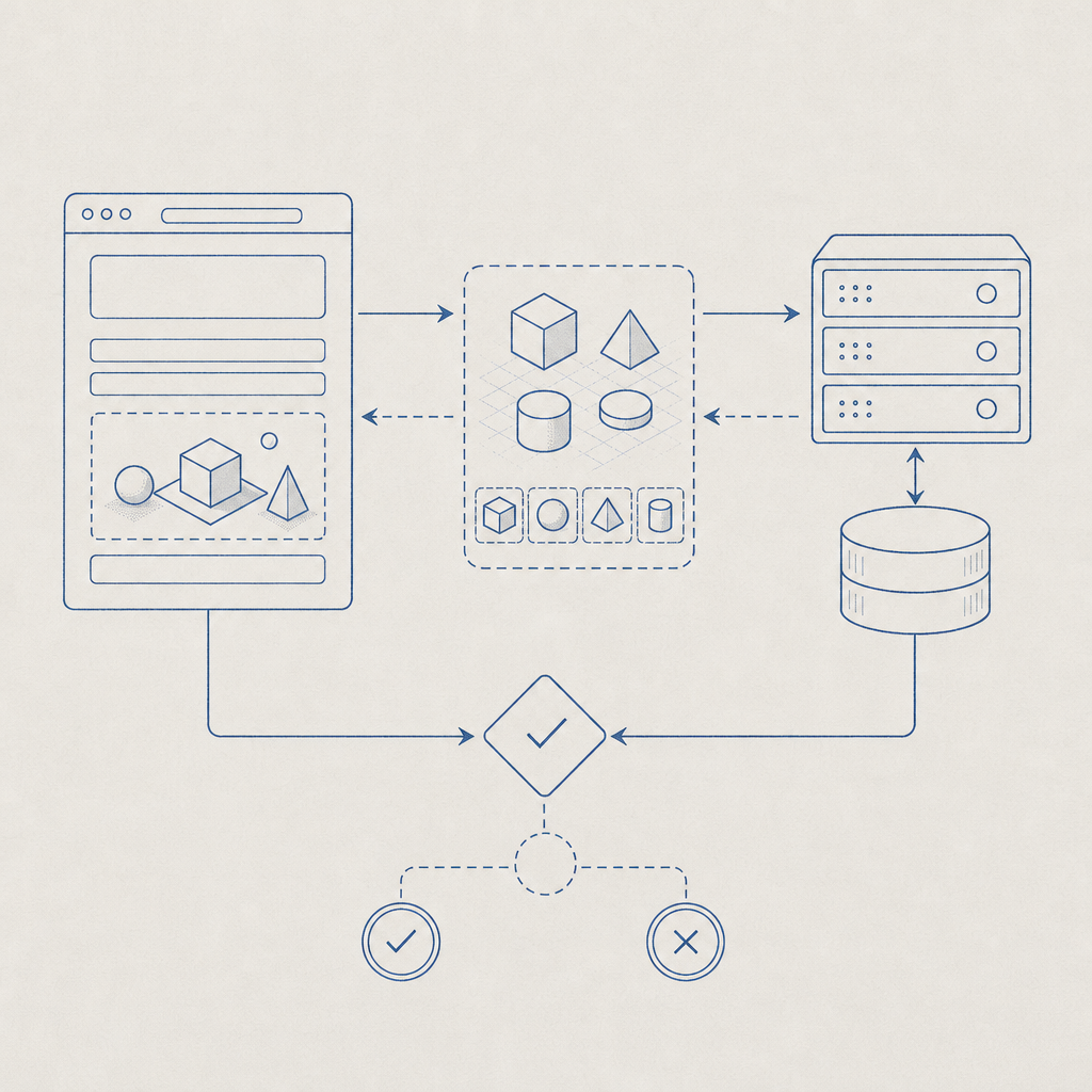 diagram of Arkose Captcha client-server integration and validation flow
