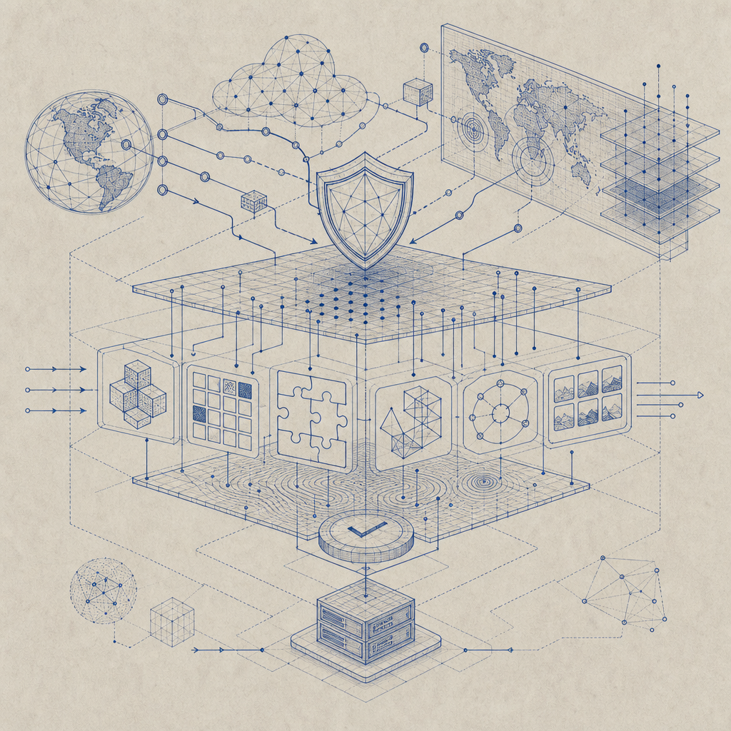 layered security concept combining IP analysis and captcha challenges