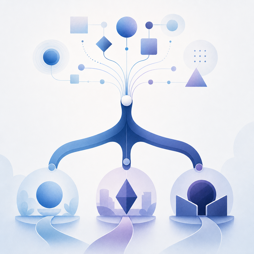 decision tree with allow, challenge, and block branches based on combined signal