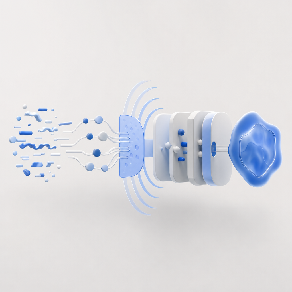 abstract diagram of bot detection script loading process