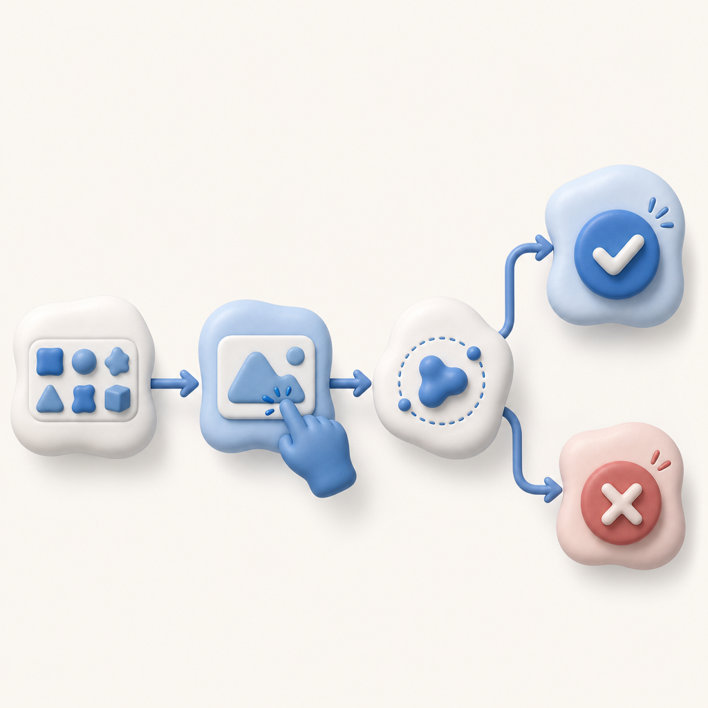 flow diagram representing CAPTCHA challenge lifecycle and validation