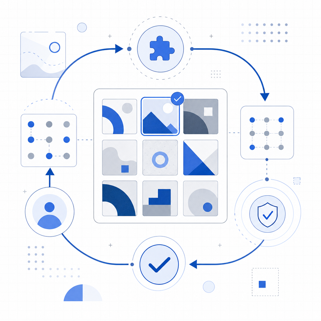 abstract CAPTCHA challenge and validation cycle