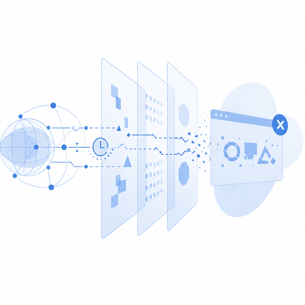abstract network latency and compatibility layers causing CAPTCHA failure