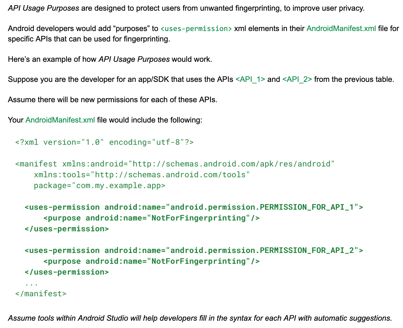 Uncovering Relationships between Android Developers, User Privacy, and Developer Willingness to Reduce Fingerprinting Risks